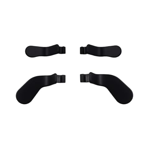 4Pcs Elite 2 Controller Paddles for Xbox One Elite Series 2, Elite Controller Paddles, Metal Stainless Steel Paddles Replacement for Xbox One Elite/ Elite Series 2/Elite 2 Core Controller (Black) Cover