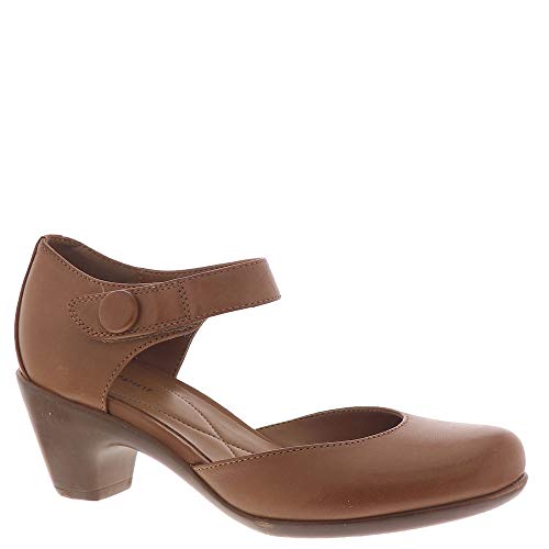Easy Spirit Womens Clarice Pump, Brown 210, 8.5 Wide Us #TOP3
