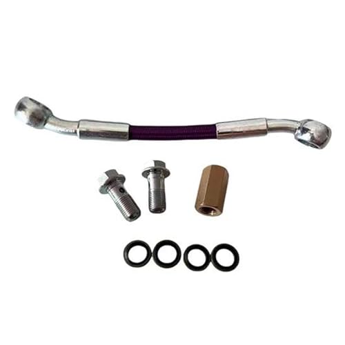 Conector AN3 M10 de alta resistencia para circuito de freno hidráulico de moto