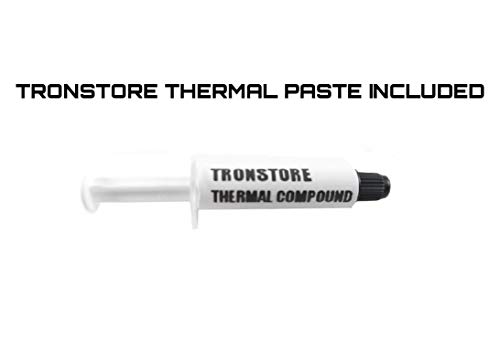 Arctic Intel Core i3 i5 i7 Socket 1151 1150 1155 1156 4-Pin Connector CPU Cooler with Aluminum Heatsink & 3.62-Inch Fan with TRONSTORE Thermal Paste for Desktop PC Computer