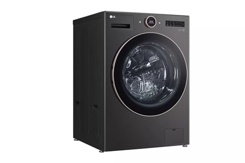 LG 27" 5.8 cu. ft. Mega Capacity Smart Front Load Washer (WM6500HBA) - with TurboWash, Black Steel - Image 4