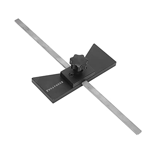 Raspador de posicionamento central, riscador de ponto central resistente à oxidação e prático para f