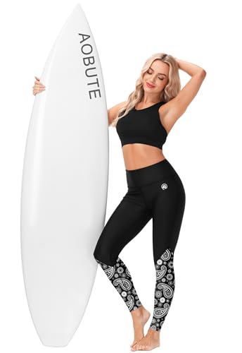 Sun Protection Swim Pants for Women Full Length Swimming Leggings Quick Dry Wetsuit Scuba Pants L