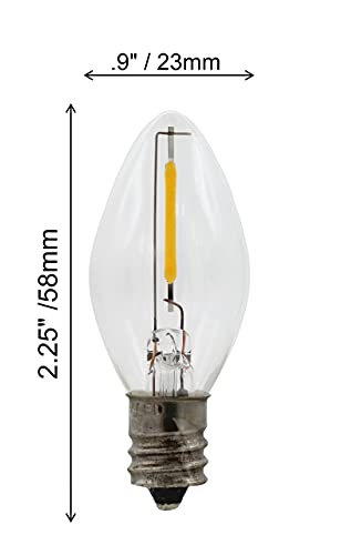 Creative Hobbies® Single Light Replacement Clip In Lamp Cord For Christmas Village House Includes Led Light Bulb | 2 Pack #TOP5