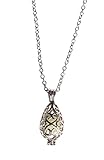 Arsimus Glow in Dark Teardrop Locket Necklace (Blue)