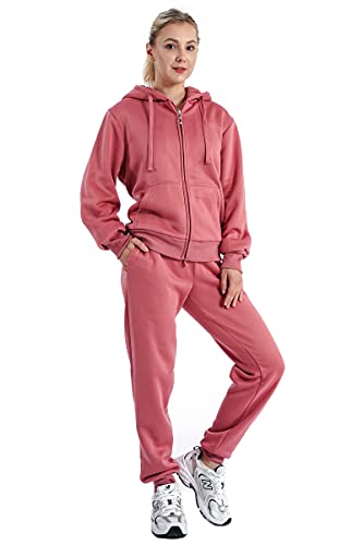 Image of Velour Tracksuit Womens 2 Pieces Joggers Outfits Jogging Sweatsuits Set Soft Sports Sweat Suits Pants