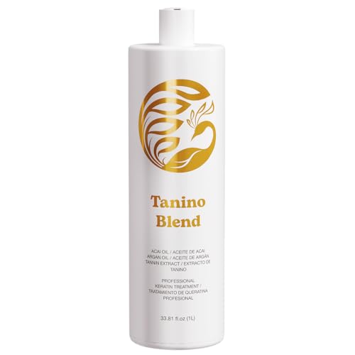 Tanino Blend Professional Brazilian Keratin | Healthy, Smooth & Frizz Free Hair, Acai & Argan - 1L/33 fl.oz