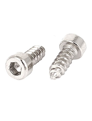 100 tornillos autorroscantes hexagonal M2.6x8mm acero inoxidable miniatura 2