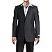 Perry Ellis Men's Charcoal Sharkskin Suit Separate Jacket
