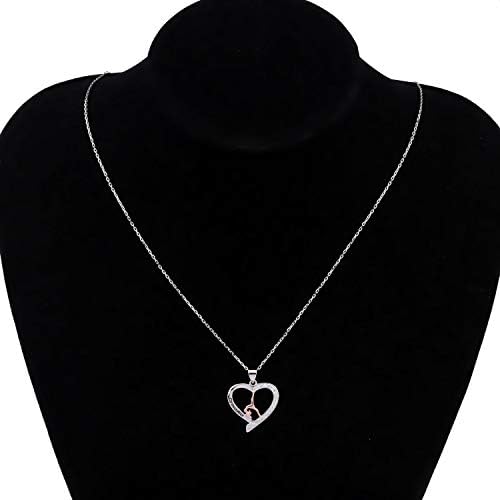 Gymnastist Necklace gifts Gymnast Pendant Jewelry Gymnastics Inspirational Team Gifts for Gymnast women girls