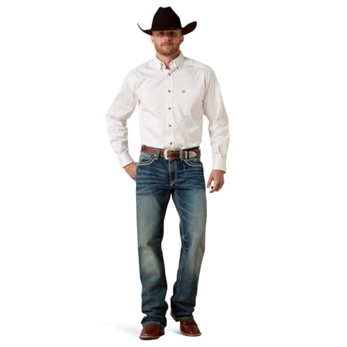 ARIAT Men's M4 Low Rise Coltrane Boot Cut Jean by ARIAT - Used condition - Image 4