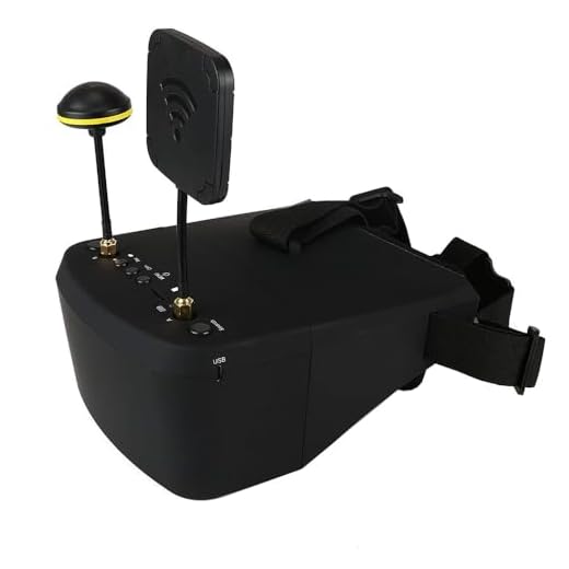 EV800D FPV Goggles with DVR 5.8G 40CH 5 Inch 800x480 Diversity Video Headset Build in 3.7V 2000mAh Battery