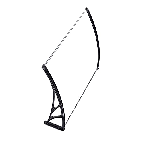 AHRITA Toldos Toldo de Puerta, Tablero de PC y Soporte de aleación de Aluminio, protección UV contra Lluvia y Nieve, bajo Costo de Mantenimiento (Size : 80x150cm) Cover