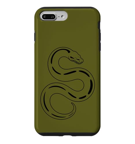 Ball Python Sketch �~�j�}���X�g�� - �O���[�� �X�}�z�P�[�X iPhone 7 Plus/8 Plus �p