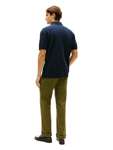 Camisetas polo casuales de manga corta para hombre de Tommy Hilfiger, corte clásico con diseño bordado del escudo miniatura 5