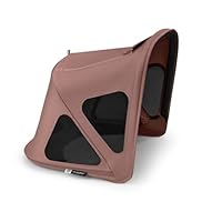 Bugaboo Fox und Fox Cub Sonnendach mit Lüftungsfenstern, ausziehbar für zusätzlichen und optimalen Sonnenschutz, wasserabweisend, kompatibel mit allen Bugaboo Fox und Fox Cub Modellen, Dusty Pink