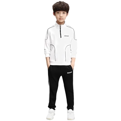 Amur Leopard Survêtement Enfant Garçon Costume Jogging Ensemble de Sport 2pcs Sweatshirt +...