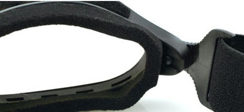 Bobster Dzl Riding Goggles, Black Frame/Smoke Anti-Fog Photochromic Lens #TOP4