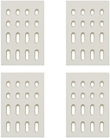Grill Valueparts REV5504CB (4-Pack) Grand Turbo Grand Hall Members Mark Ceramic Briquettes Ceramic Brick Flame Tamer, Set of 4 (Dimensions: 7 1/16" L X 4 3/4" W X 1/2" H)
