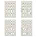 Grill Valueparts REV5504CB (4-Pack) Ceramic Brick Flame Tamer, Grill Ceramic Briquettes for Grand Turbo Grills, Set of 4 (Dimensions: 7 1/16" L X 4 3/4" W X 1/2" H)