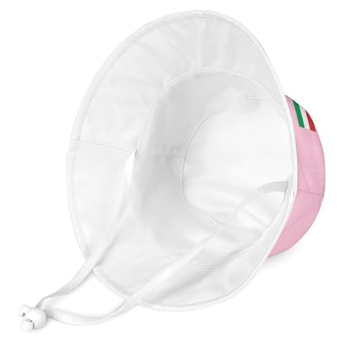 Kids Sun Hat Hungary Flag Bucket Hat for Girls & Boys,Lightweight Nylon Packable Fun & Cool Reversible3