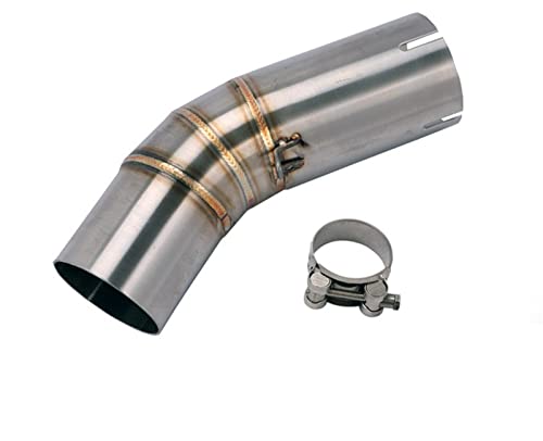 Tuyau d'échappement moyen Ducati 959 Panigale 61mm inox pour libérer la puissance moteur