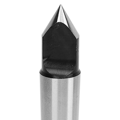 Centro de Torno CNC de Centro Morto Entalhado Metade de Aço Carbono Alto MT2 para Usinagem de Precis