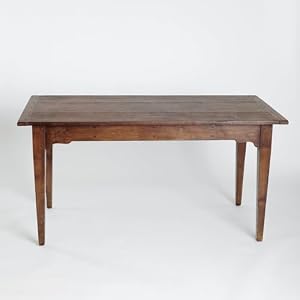 Big Desk Kitchenette Table with Antique Finish Rustic Farmhouse Table Handmade Wooden Table Used for Dining Room Family Gathering Exchange Entertain Guests