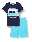 Pijama suave y cómodo. mon P\'tit Dodo Bg.Van.psh Juego de Pijama, Marine/Lagon, 6 años para Bebés