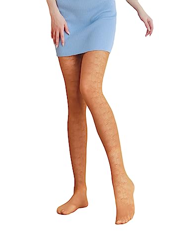 Image of Sahabowi Women Tights, Sheer High Waist Pantyhose, Vintage Control Top Stockings, Siwa 5