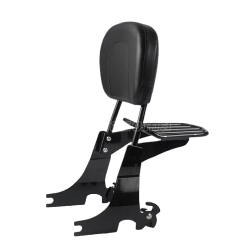 Kit sissy bar dossier avec coussin en cuir et porte-bagages en acier pour moto XL 883