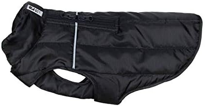 RC Pets Stratus Puffer Dog Coat, XX-Small, Black