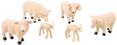 Toyland® 1:32 Scale Farmyard Animals Set - The Farm Collection - Animales de Granja coleccionables (18 Piezas Vacas, Cerdos Y OVEJAS)