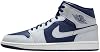 Nike Air Jordan 1 Mid Zapatos para Hombre (Azul Vacío/Blanco Cumbre/Lava Caliente/Platino Puro) 2