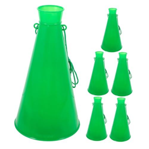 Abaodam Portable Soccer Cheering Horns 6 Pack Megaphones for Sports Events for Concerts Festivals
