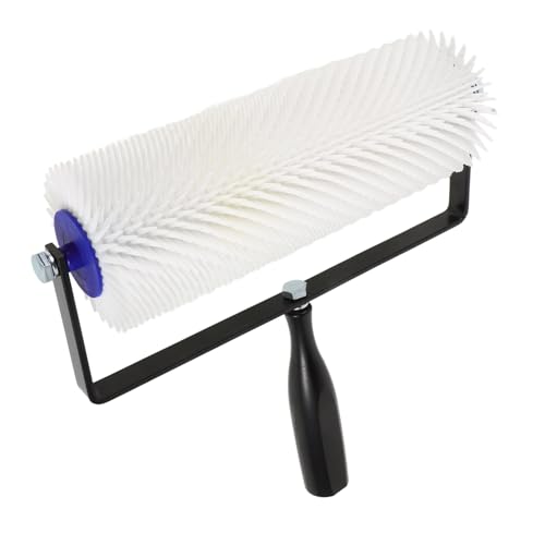 jojofuny Peinture à Pointes Pour Enlever De Auto-nivelant De Outil De Défoamage Pour Sol Ciment