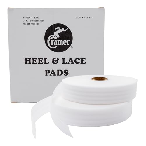 Cramer Heel and Lace Pads for Blister Prevention and Athletic Tape Protection, Box of 2,000 Cramer Heel and Lace Pads for Blister Prevention and Athletic Tape Protection, Box of 2,000
