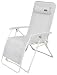Produktbild Westfield® Relaxliege XL hellgrau weiß textilen belastbar bis 140kg
