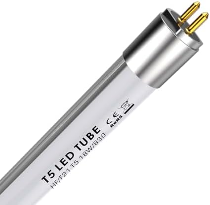 IHYCTV LED Röhre T5, 849mm, F21T5, 18W, 2050lm, 4000K, 840, kühl weiß