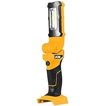 JCB Tools - JCB 20V LED Worklight - Variable Positioning Adjustment - High Lumens Flashlight - Outdoor and Indoor Use - Handheld - Bright Hanging Lamp - For Garages, Emergency, Work, Free Standing