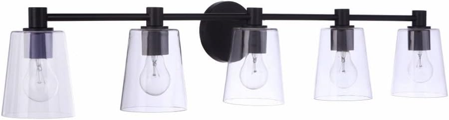 Craftmade Emilio 5 Light Vanity Flat Black