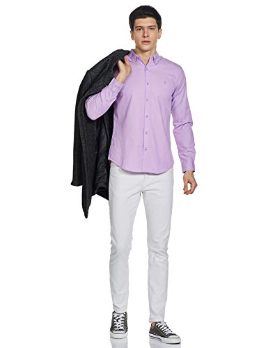 Image of United Colors of Benetton Men's Cotton Slim Fit Shirt