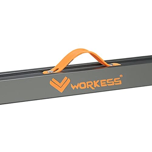 Workess Saw Horses 2 Pack, Heavy Duty Folding Portable Saw Horses Table 2200 Lbs Load Capacity With 2X4 Support Legs, Fast Open Legs And Easy Grip Handle For Woodworking. #TOP7