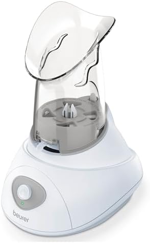 Beurer SI30 Steam Inhaler for Sinus Congestion & Allergies, Drug-...