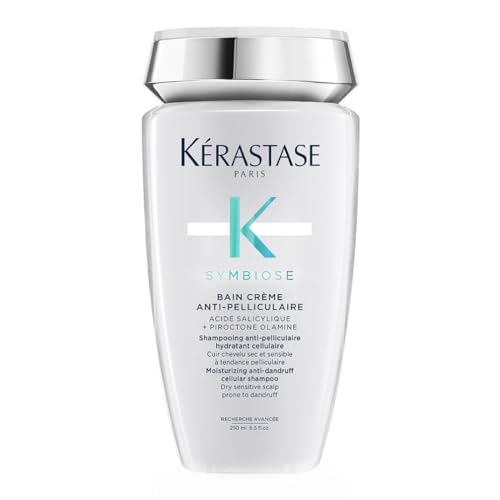 Kérastase Symbiose, Bain Crème Anti-Pelliculaire, Hydraterende Anti-roos Shampoo, Voor een Droge, Gevoelige Hoofdhuid Met Neiging tot Roos, 250 ml