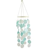 movil viento feng shui Para balcón y terraza. El móvil de conchas es especialmente bueno para el exterior. El viento hace que la llamativa carrillón de sonido suene - Ideal como decoración de jardín.