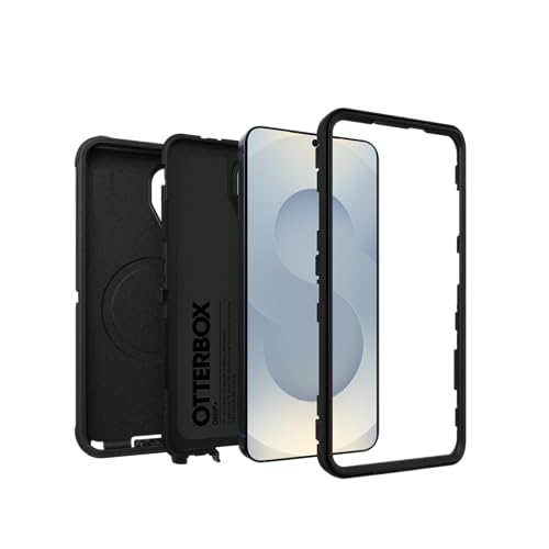 Image of OtterBox Samsung Galaxy S26 Defender Series Pro Case - Black, Tough, Rugged & Durable Samsung Galaxy Phone Case with Magnets