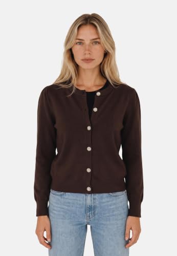 Gilet tricot col rond femme - vue 5