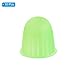 PATIKIL 0.79 Inch Rubber Finger Tips, 10 Pack Silicone Thumb Fingertip Protector Covers Guard Pads Thimble for Office Counting Sorting Sewing, Green Big Size