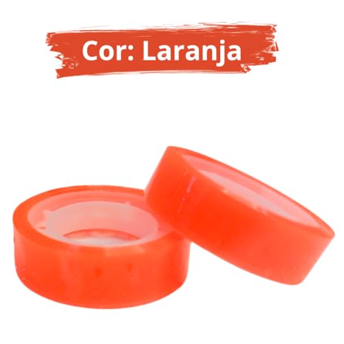 TN Office - FITA ADESIVA 12 X 10 COLORIDA NEON TRANSPARENTE C/12UN - TN